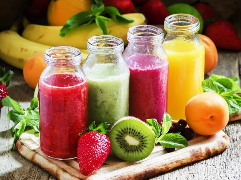 Nước ép trái cây cung cấp nhiều vitamin và khoáng chất