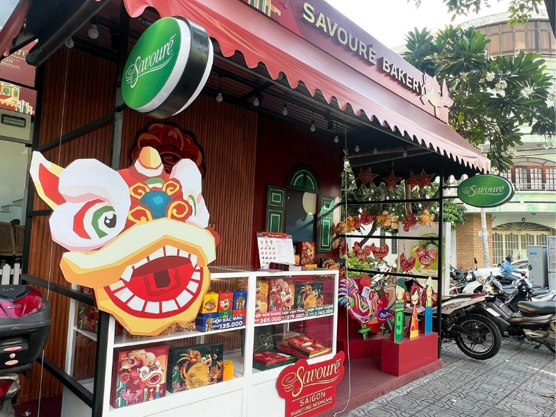 cửa hàng bán bánh trung thu Savouré