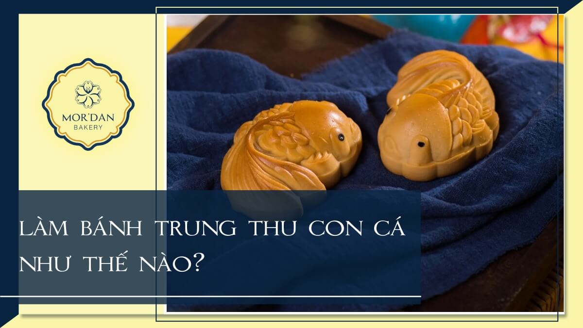 Cách làm bánh trung thu con cá đơn giản, cực xinh cho bé