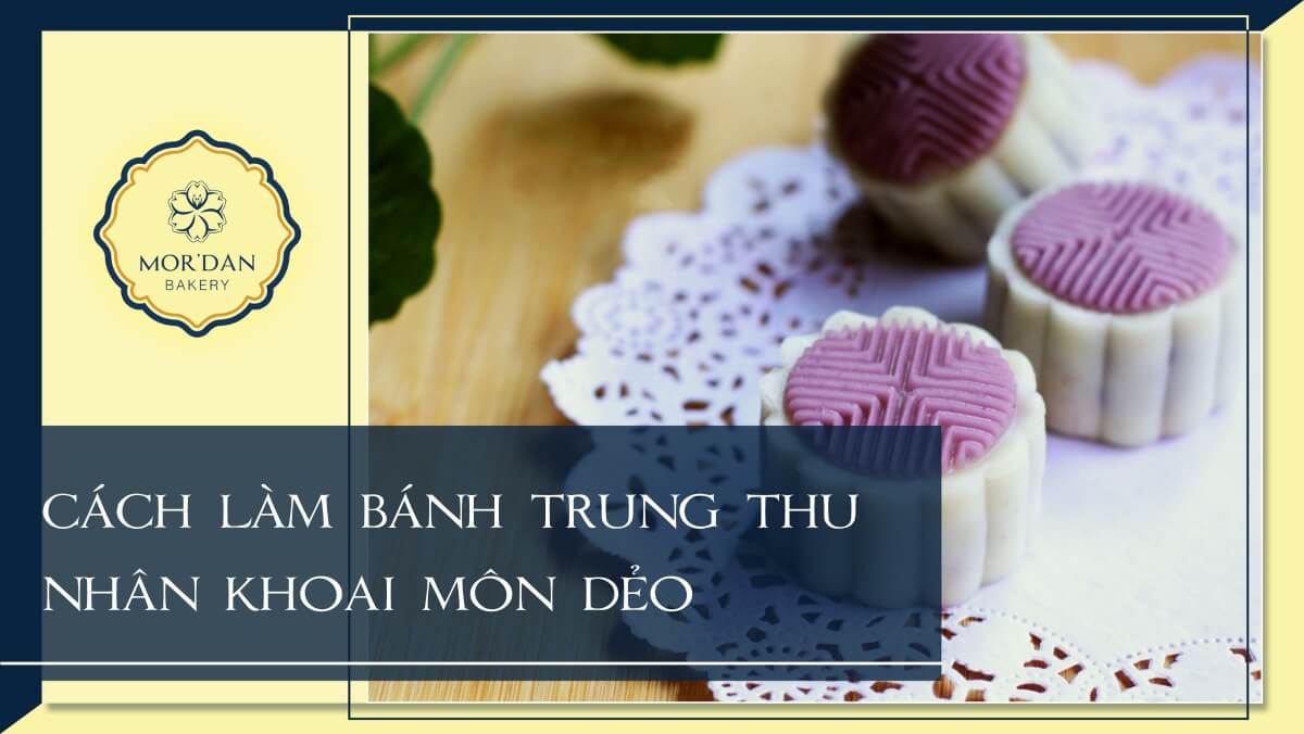 4 cách làm bánh trung thu nhân khoai môn dẻo thơm tại nhà