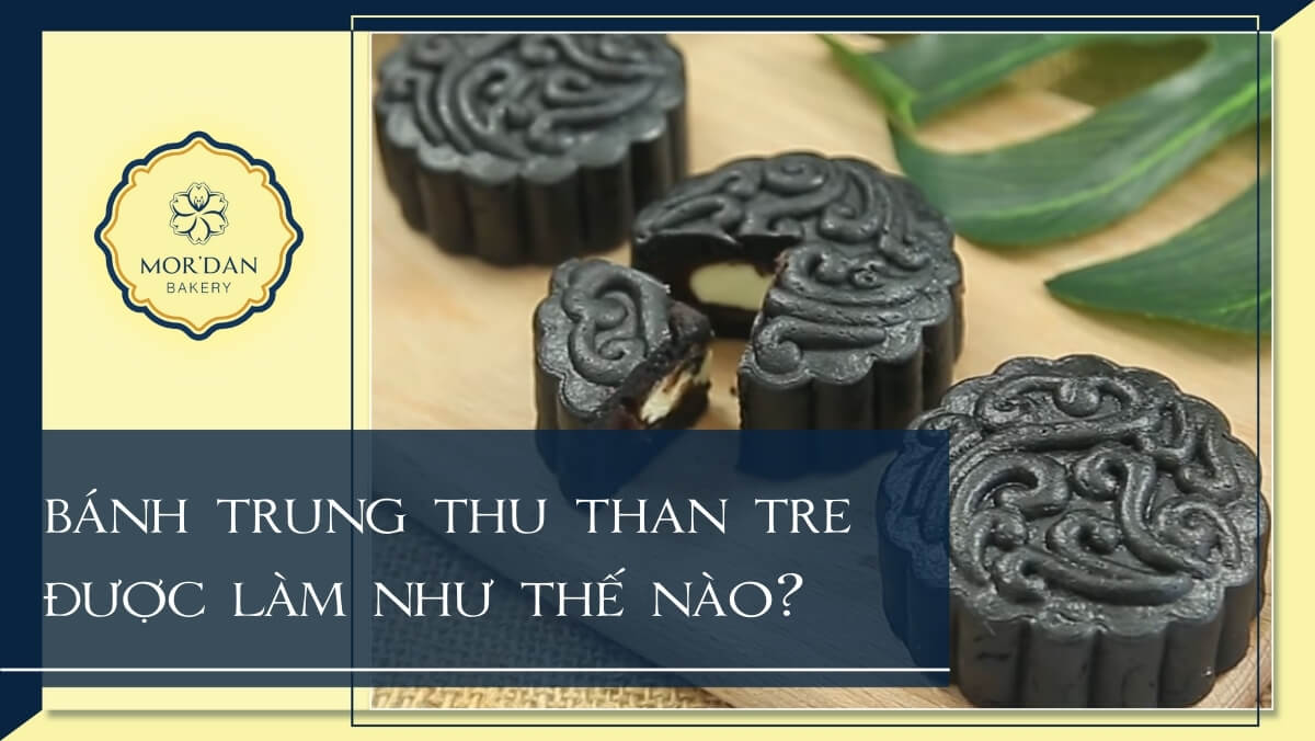 Cách làm bánh trung thu tinh than tre thơm ngon độc đáo